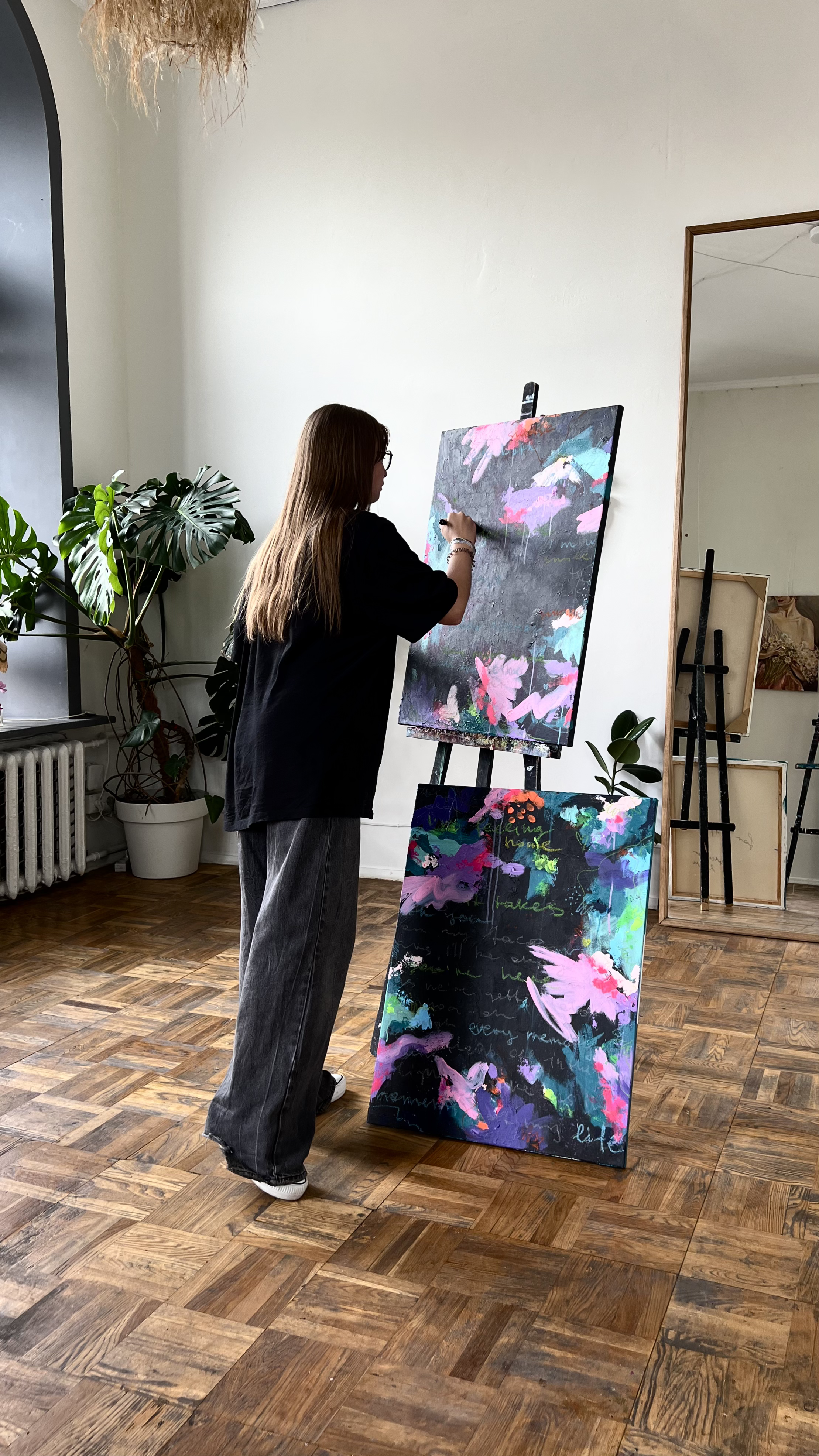 Художник за работой